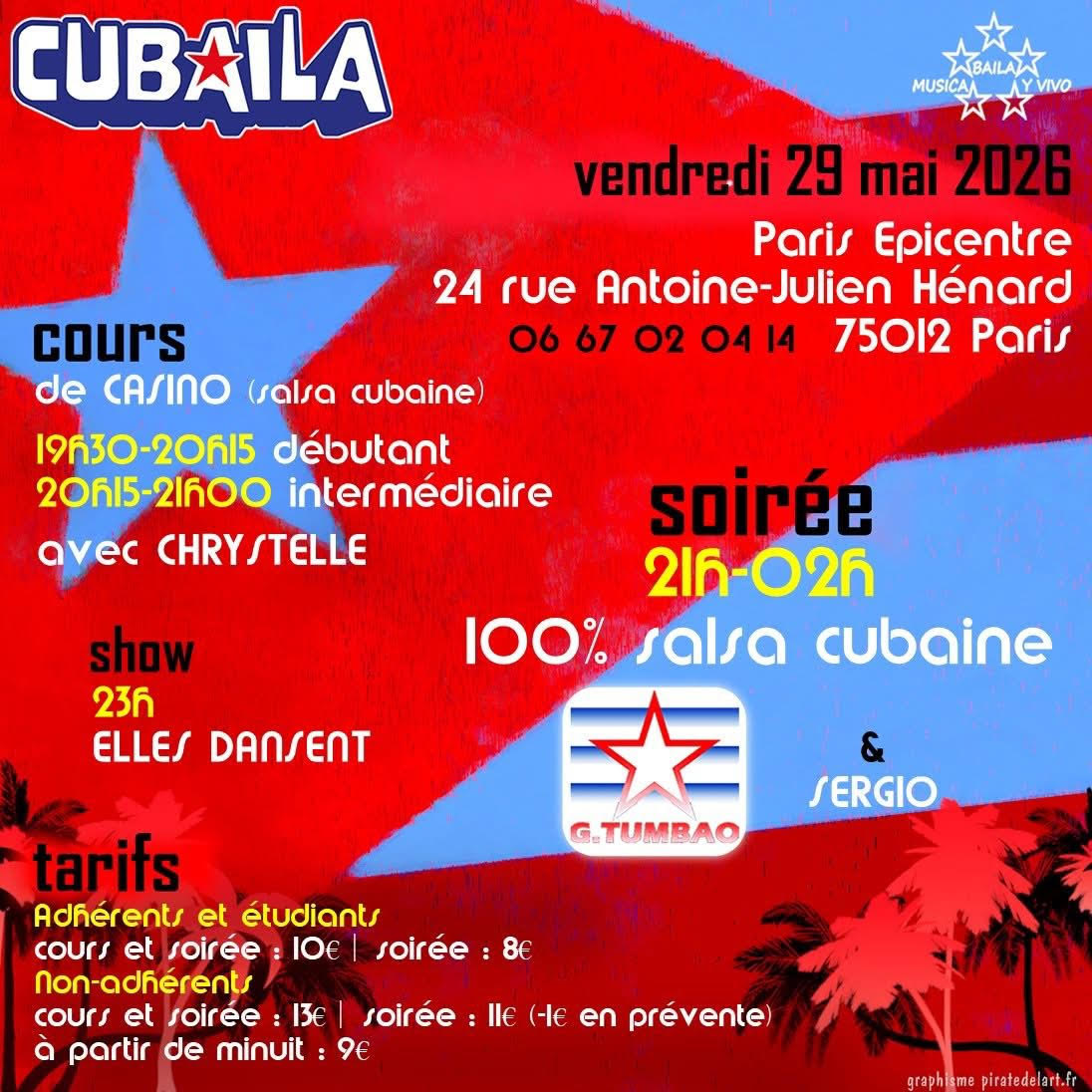 Programme Cubaila 29 mai